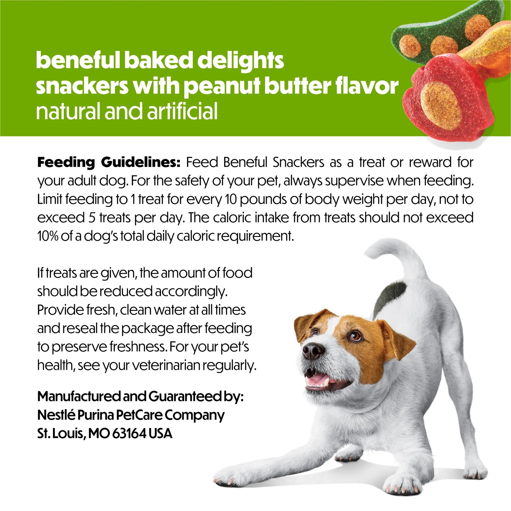 Purina  Produced in Facilities Dog Training Treats for Dogs, Baked Delights Snackers, 22 Oz Pouch