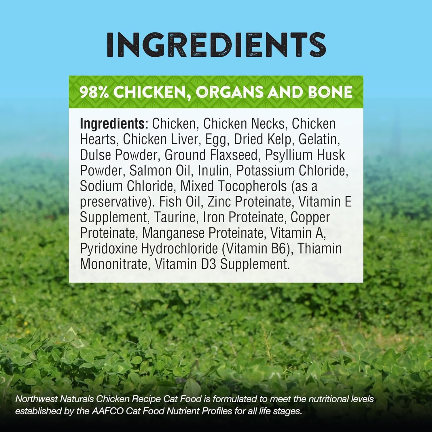 Freeze-Dried Chicken Cat & Kitten Food – Bite-Sized Nibbles – Healthy, Limited, Human-Grade Ingredients, All-Natural, High-Protein Raw Diet – Complete & Balanced, Made in USA, 11 Oz