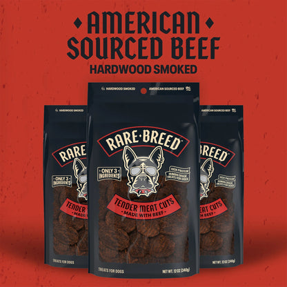 Pet Treats, Tender Meat Cuts, Made with Beef, 12 Ounce Dog Treats