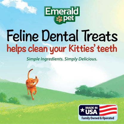 Grain-Free Feline Dental Treats, 11 Ounce Fresh Pack, Salmon Cat Treats, Made in the USA