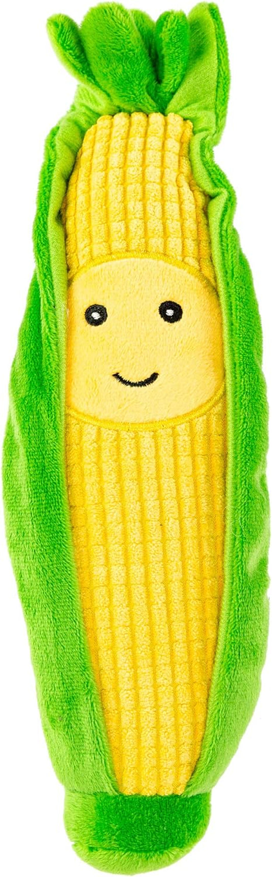 Pet Plush Pet Toy Fruits, Cupcakes, Ice Creams, Mug with Squeaker Dog Chew Toy (12" Maize)